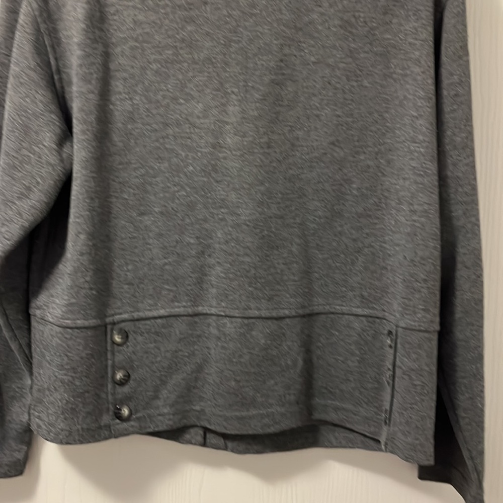 Clio Gray Acrylic Polyester Jacket - image 3